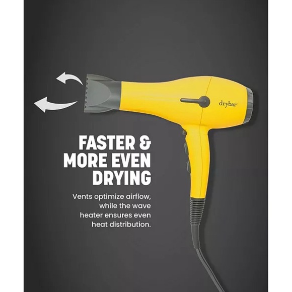 Drybar Buttercup Blow Dryer Professional Hair Blow-Drying Tool New in Box - Picture 5 of 6